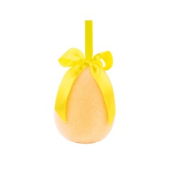 Huevo terciopelo amarillo