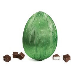 Huevo envuelto verde con...