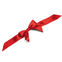 Lazo rojo  con adhesivo
