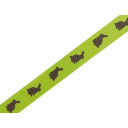 Cinta reflejo conejo verde