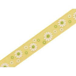 Cinta pendulo de flor amarilla