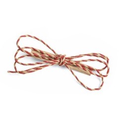 Lazo papel kraft rojo 75...