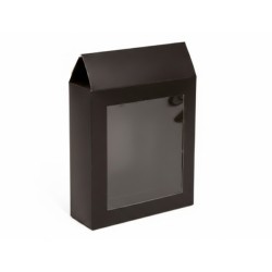 Caja c/ventana y cubeta negro